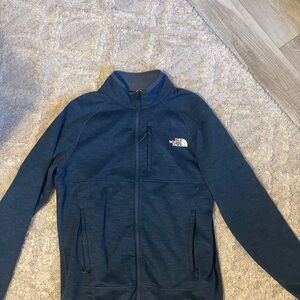 The North Face Navy Zip-Up Fleece Jacket